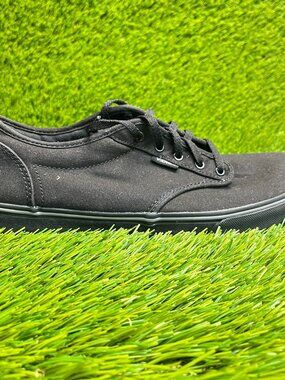 Vans Atwood Low Womens Size 10 Black Casual Skateboard Walking Shoes Sneakers
